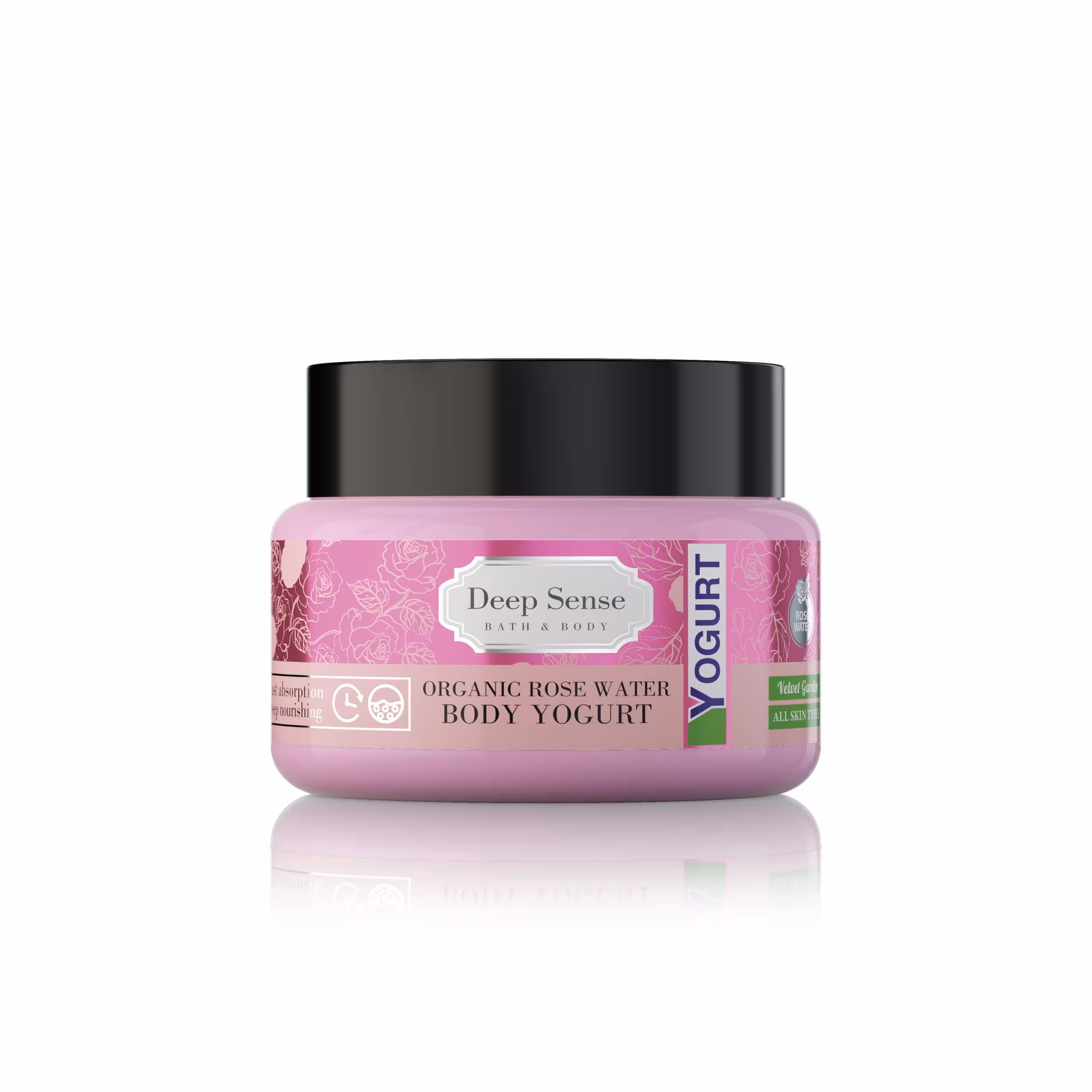 کرم آب رسان بدن گلاب دیپ سنس