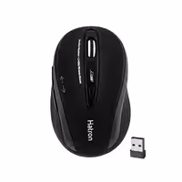 ماوس بی سیم سایلنت هترون مدل HMW120SL رنگ مشکی