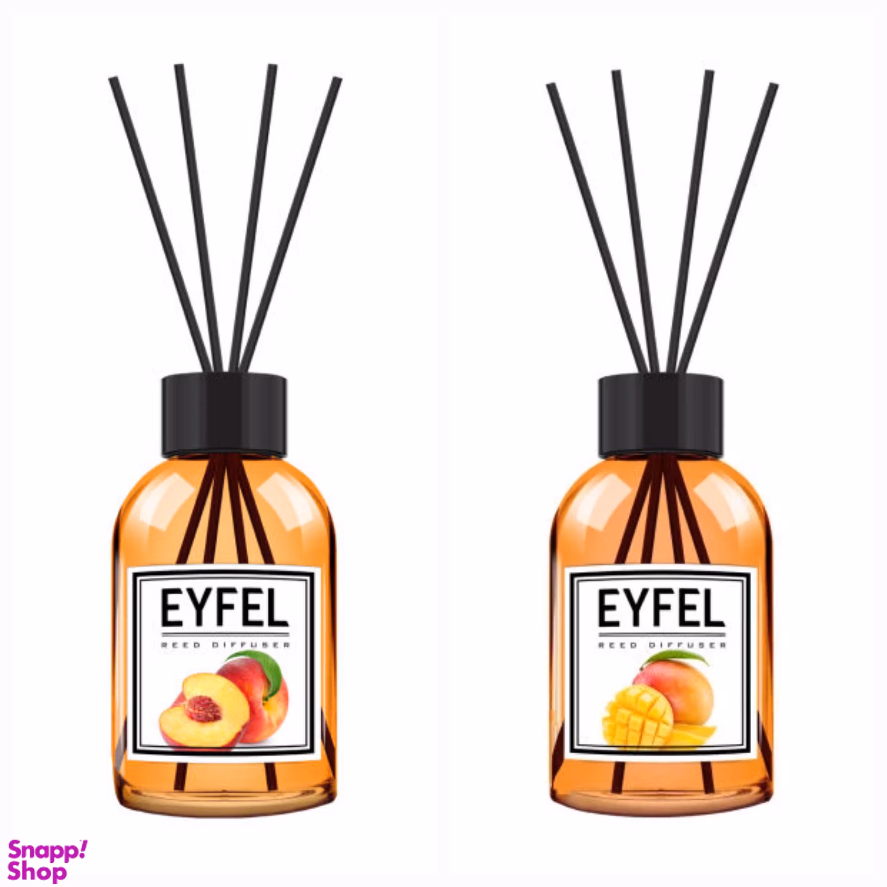 خوشبو کننده هوا ایفل مدل هلو و انبه حجم 120 میلی لیتر مجموعه 2 عددی