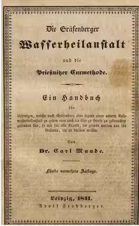 خرید و دانلود نسخه کامل کتاب Die Gräfenberger Wasserheilanstalt und die Prießnitzer Curmethode [Kurmethode]: ein Handbuch für diejenigen, welche nach Gräfenberg oder irgend einer anderen Kaltwasserheilanstalt zu gehen ... gesonnen sind sowie für alle Kranke, welche gesund werden und für Gesunde die es bleiben wollen