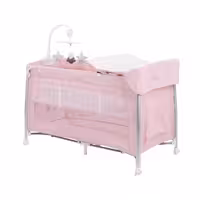 تخت و پارک بازی کیکابو مدل kikkaboo Dessine Moi صورتی