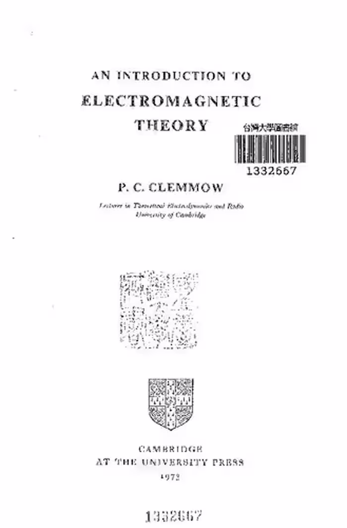 خرید و دانلود نسخه کامل کتاب An Introduction to Electromagnetic Theory