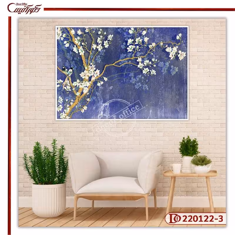 تابلو شکوفه و پرنده R3-220122