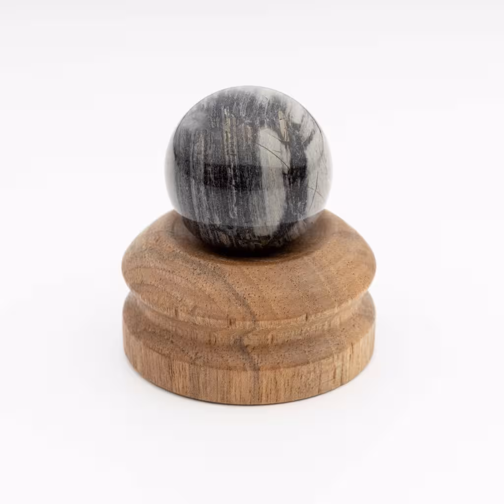 گوی سنگی 12161 (جاسپر کامبابا کلسیت دار)