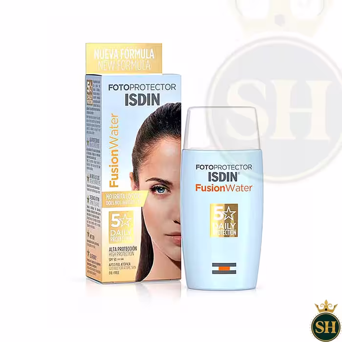 ضد آفتاب ایزدین فیوژن واتر SPF50 مدل Fusion Water ISDIN حجم 50 میل