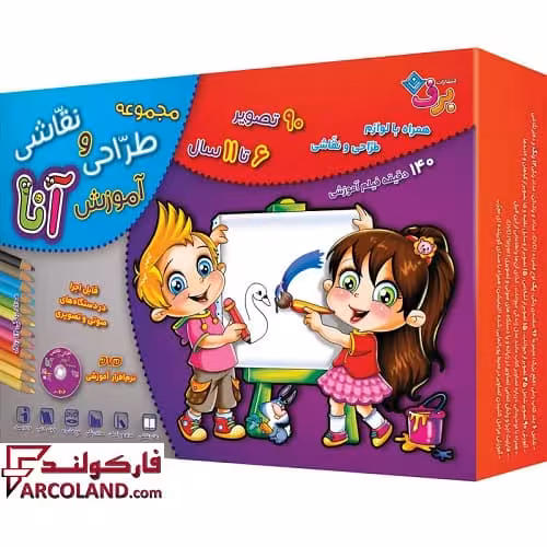 بسته مجموعه آموزش طراحی و نقاشی آنا انتشارات برف | ویژه 6 تا 11 سال