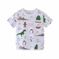 تیشرت آستین کوتاه بچگانه طرح قطبی