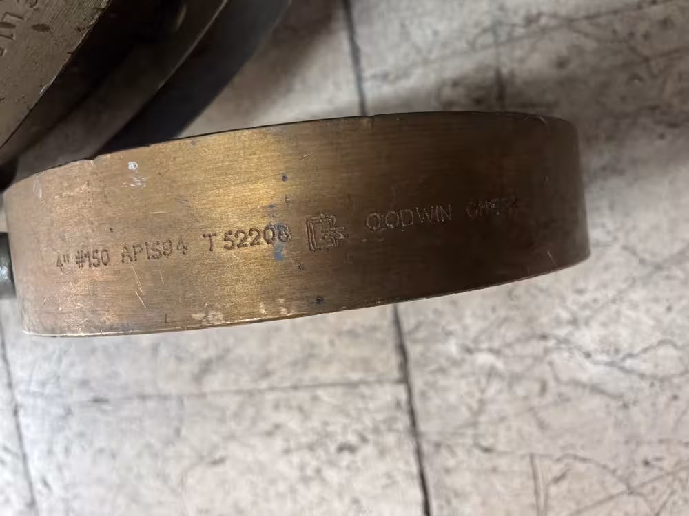 شیر خودکار یه طرفه 4 اینچ کاپرنیکل تک پیلیت کلاس 150 از جنس  T 52203 AP 15/94