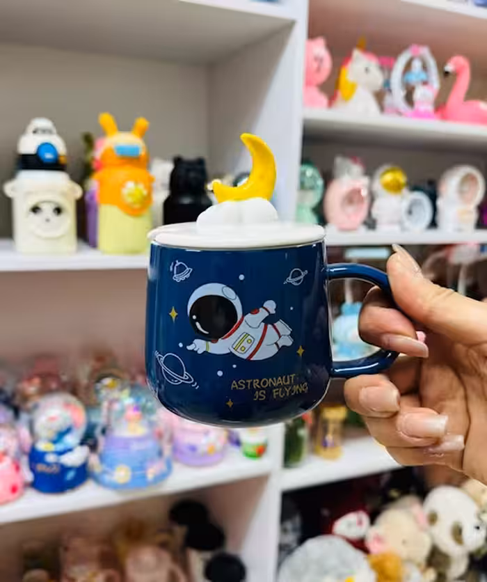 ماگ سرامیکی مدل فضانورد ابی