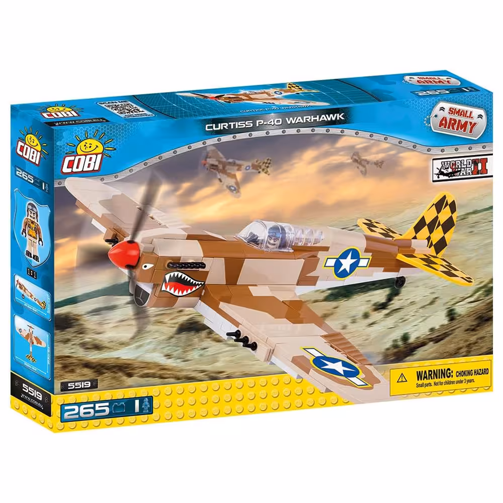 هواپیما جنگنده ساختنی کوبی مدل Curtiss P-40 Warhawk کد 5519