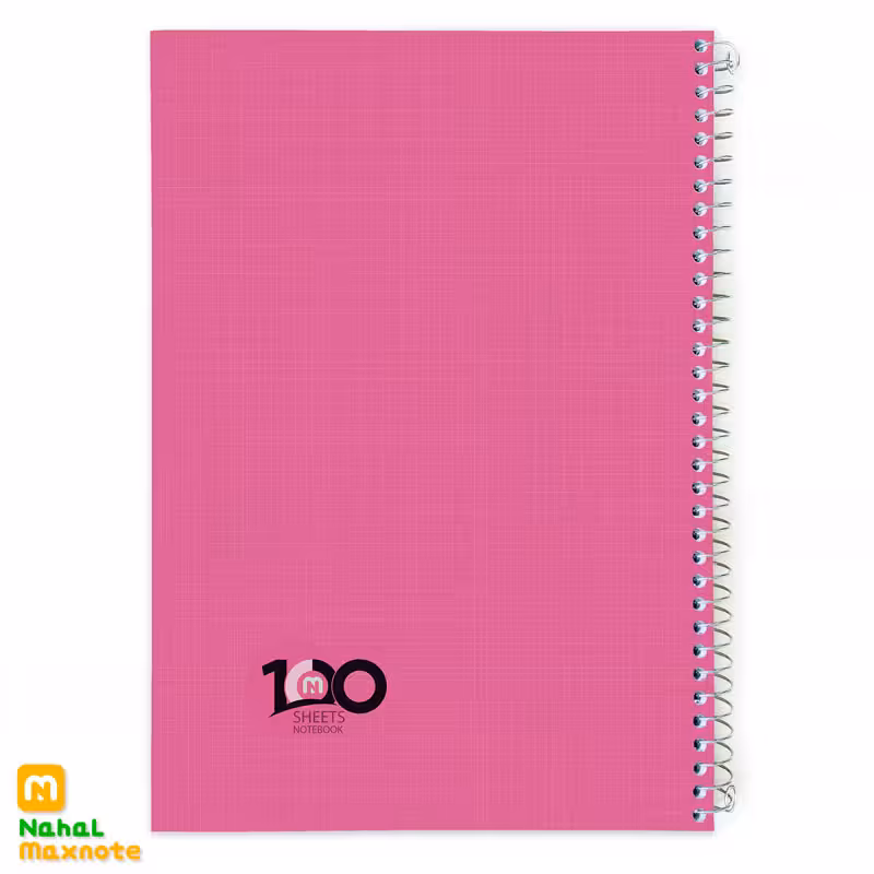 دفتر 100 برگ سیمی تک رنگ کد 9123.طرح 5