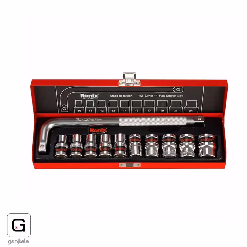 مجموعه بکس 11 عددی 1/2 اینچ  RH-2610