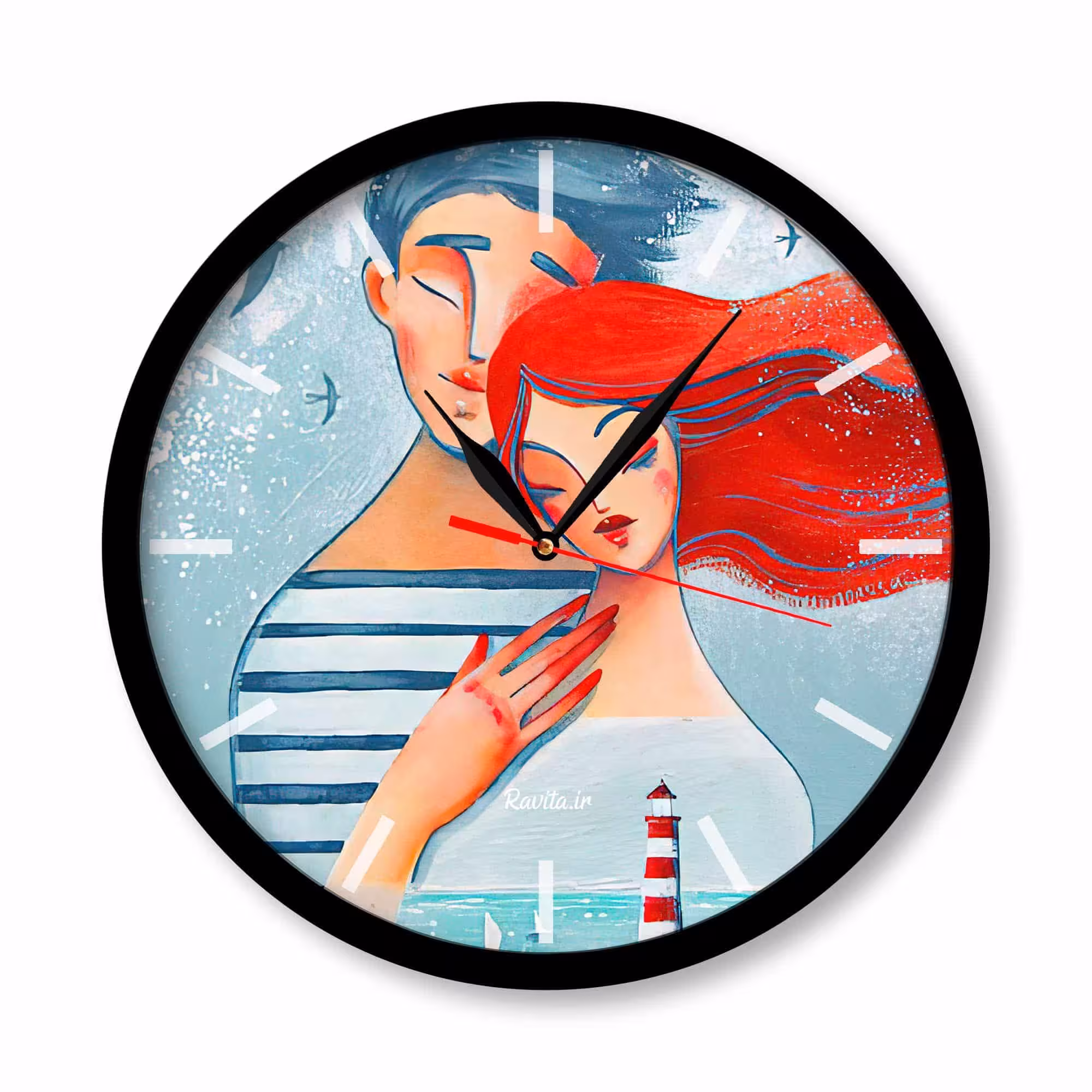 ساعت‌های دیواری راویتا طرح عاشقانه 3122