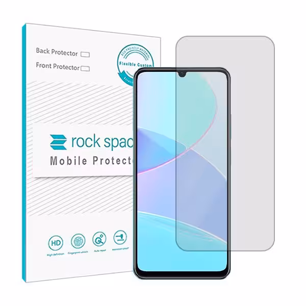 گلس ریلمی C51 مدل نانو هیدروژل شفاف برند راک اسپیس کد28335S