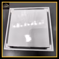 کف شور سرامیک خور برنجی سایز10*10سفید لوکس