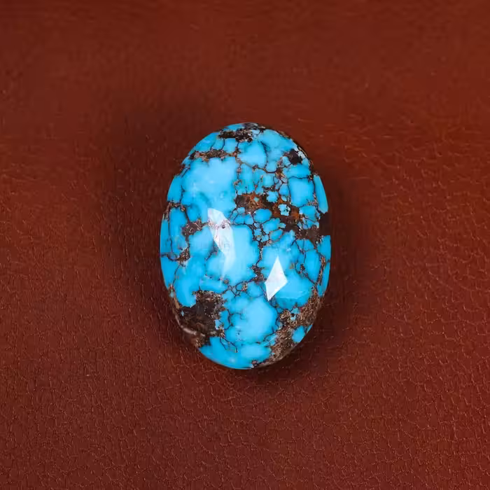 نگین فیروزه شجری کد 29497 - جواهری مشاهیر