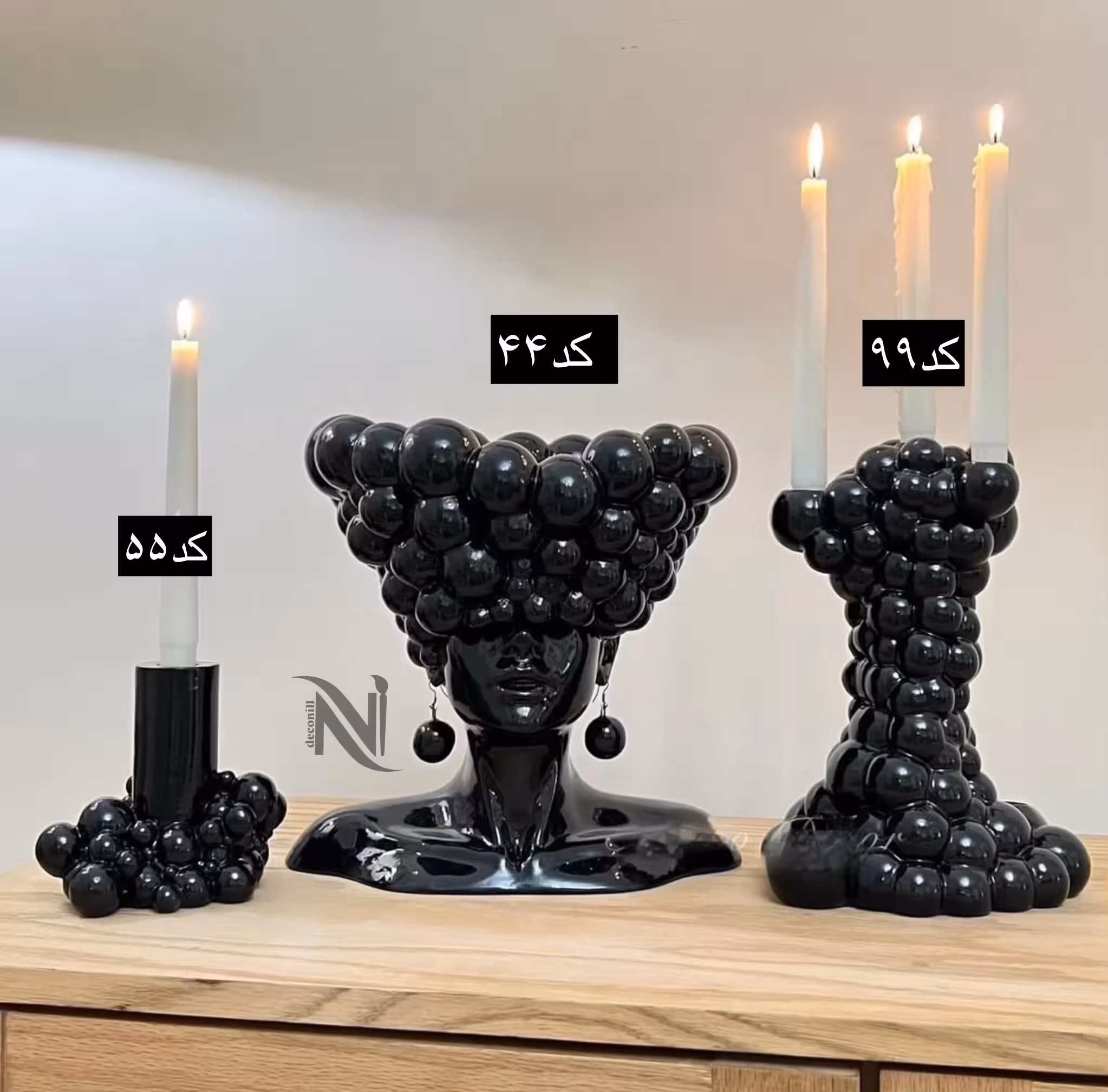 دکوری و جاشمعی های حبابی کدکالا 737