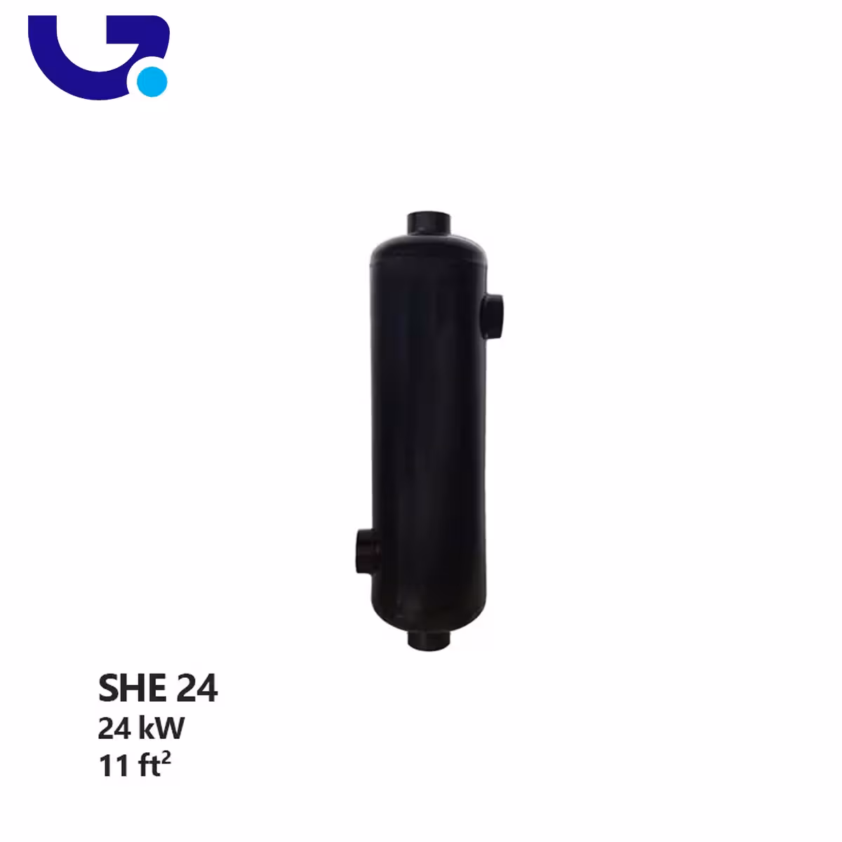 مبدل حرارتی پوسته و لوله کالمو مدل SHE 24