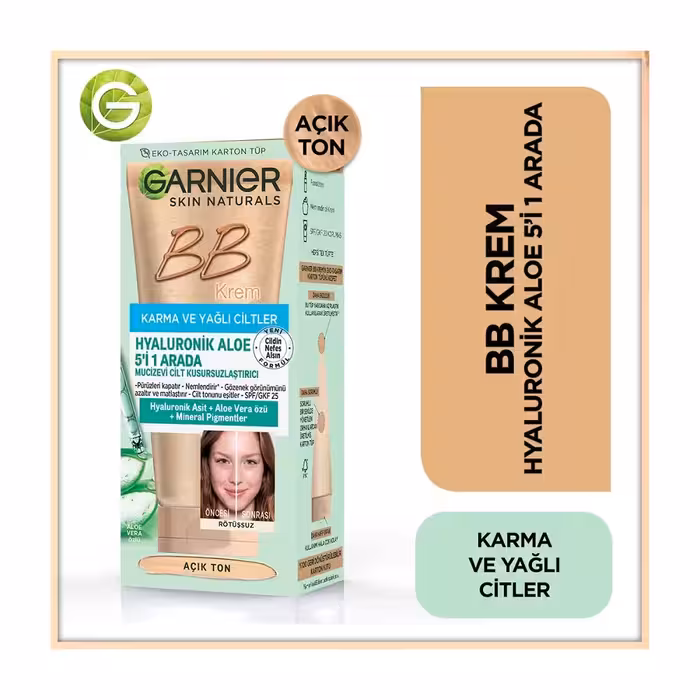 بی بی کرم گارنیر مختلط و چرب روشن