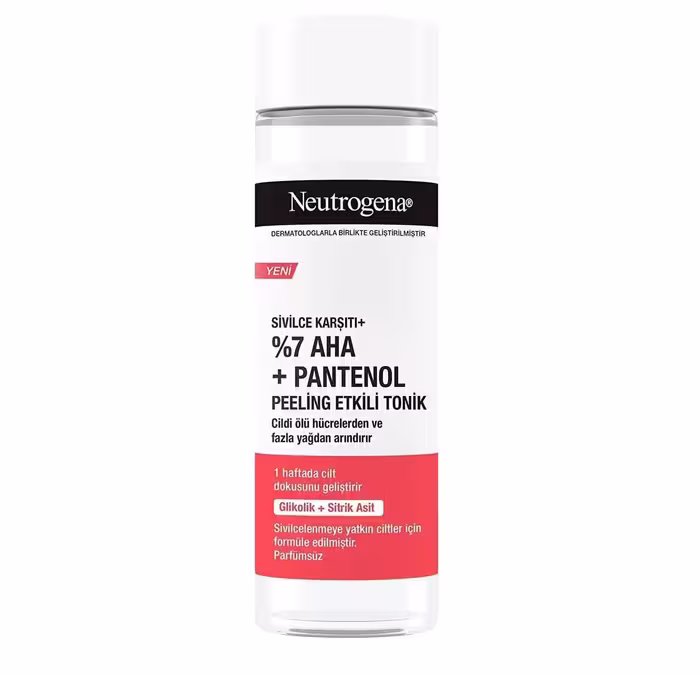 تونر لایه بردار نوتروژینا حاوی AHA7%وپانتنول125میلNeutrogena PEELING ETKILI TONIK
