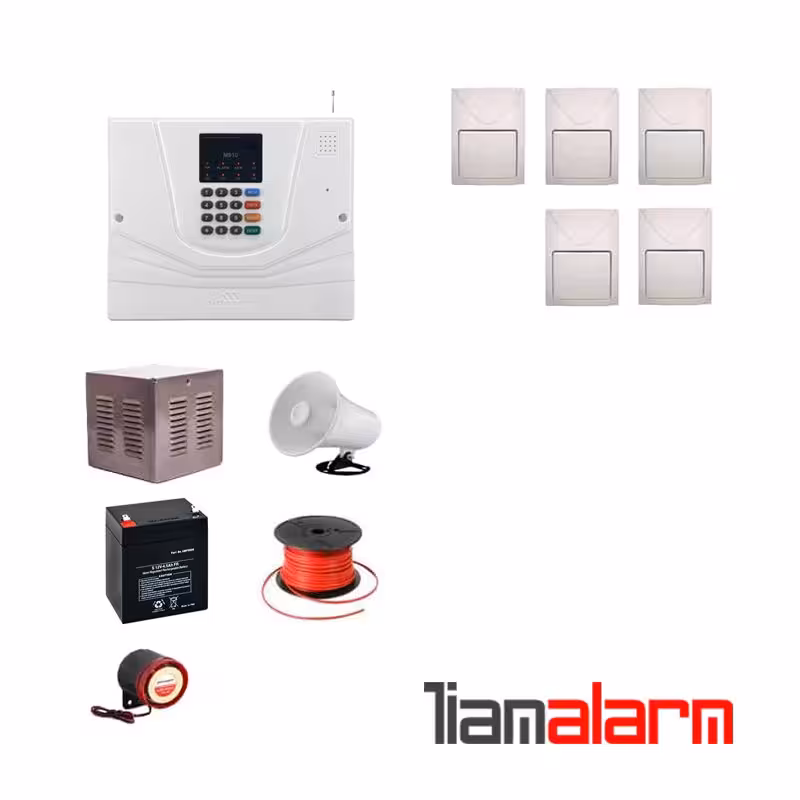 پکیج دزدگیر اماکن با سیم مدل مستر سیم کارتی و تلفنیM930F5
