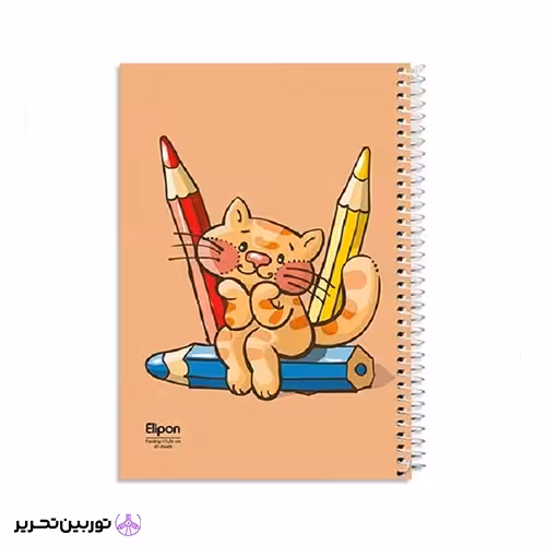 دفتر نقاشی 40 برگ وزیری فانتزی الیپون کد 05