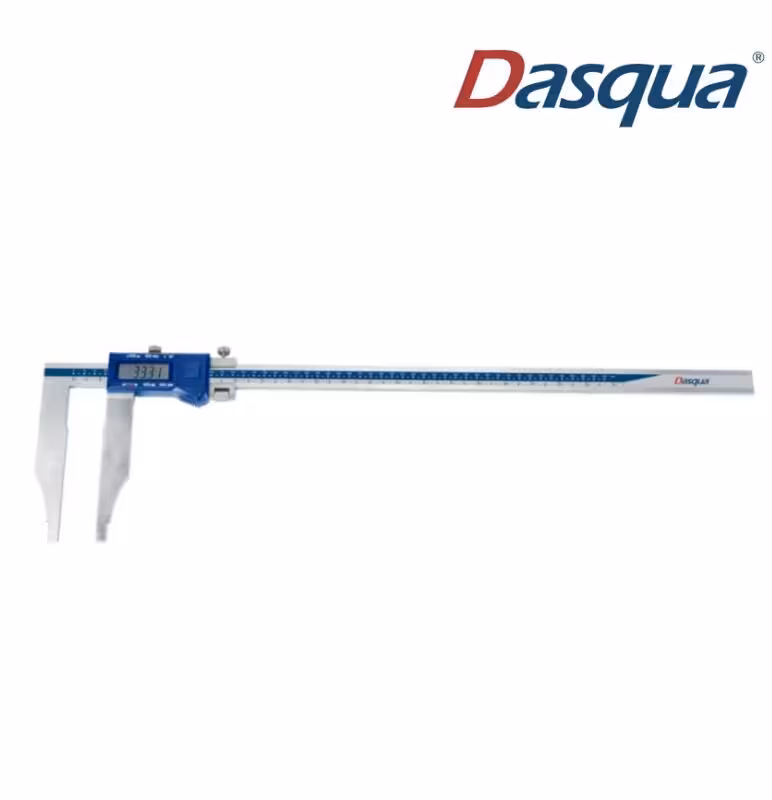 کولیس دیجیتال 100 سانتیمتر (1 متری) فک بلند 15 سانت IP54 مدل DASQUA 2220-8115 داسکوا ایتالیا