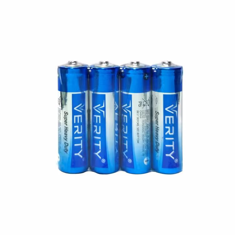 باتری قلمی VERITY مدل Super Heavy Duty شرینک 4 عددی