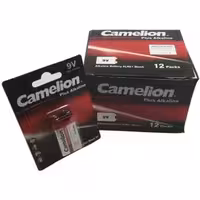 باتری کتابی-9V-آلکالاین کملیون-جعبه 12 عددی