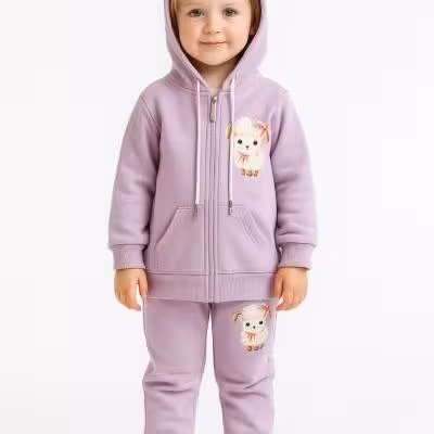 سویشرت شلوار دخترانه طرح ببعی یاسی