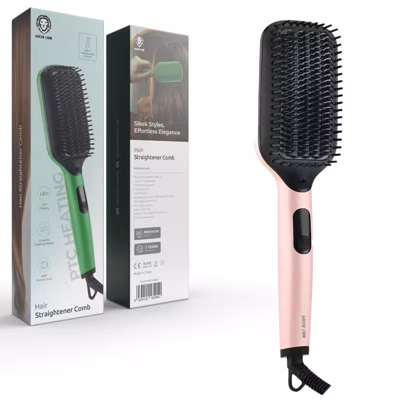 برس حرارتی صاف کننده مو شارژی Green Lion Straightener Comb