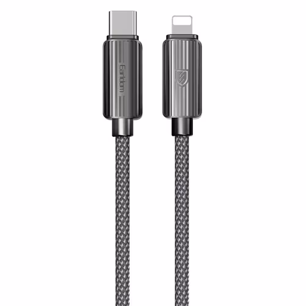 کابل شارژ تایپ سی به لایتنینگ ارلدام مدل EC-188C-L طول 1 متر توان 30 وات