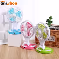 پنکه شارژی مدل  HT-5580 رنگ آبی