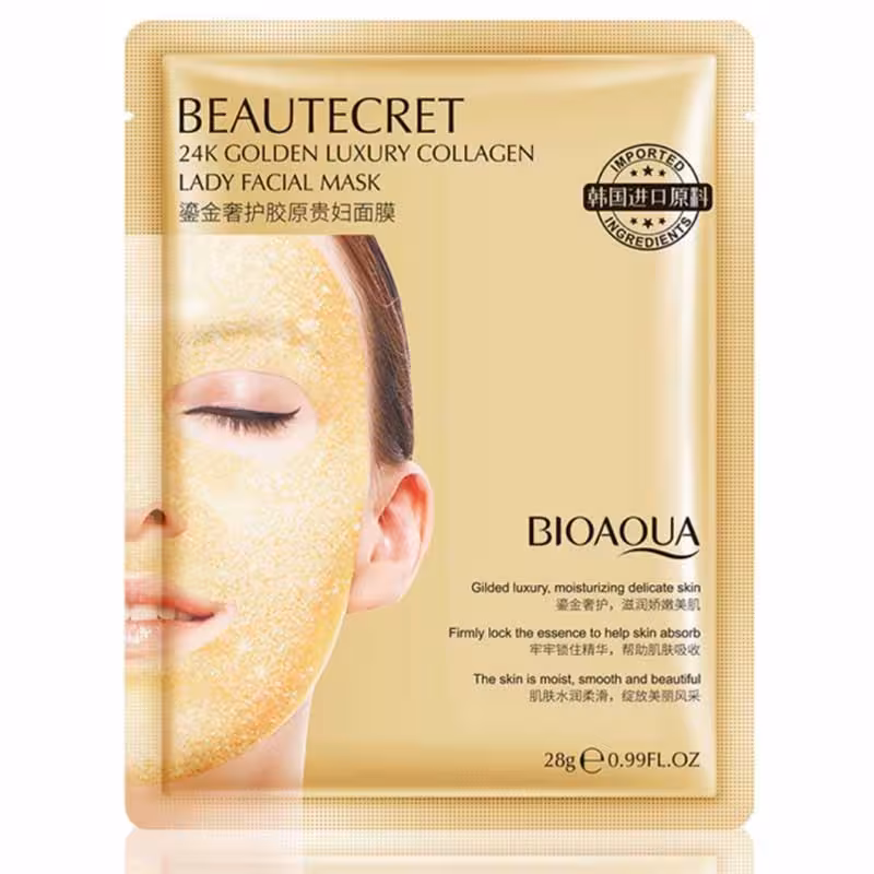 ماسک ورقه ای طلا بیوآکوا bioaqua