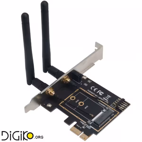 کارت تبدیل بیسیم PCI-E به M.2