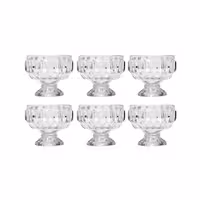 بستنی خوری مانیلا صورتی بسته 6 عددی