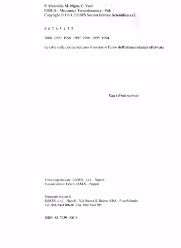 خرید و دانلود نسخه کامل کتاب Fisica. 1, Meccanica - termodinamica