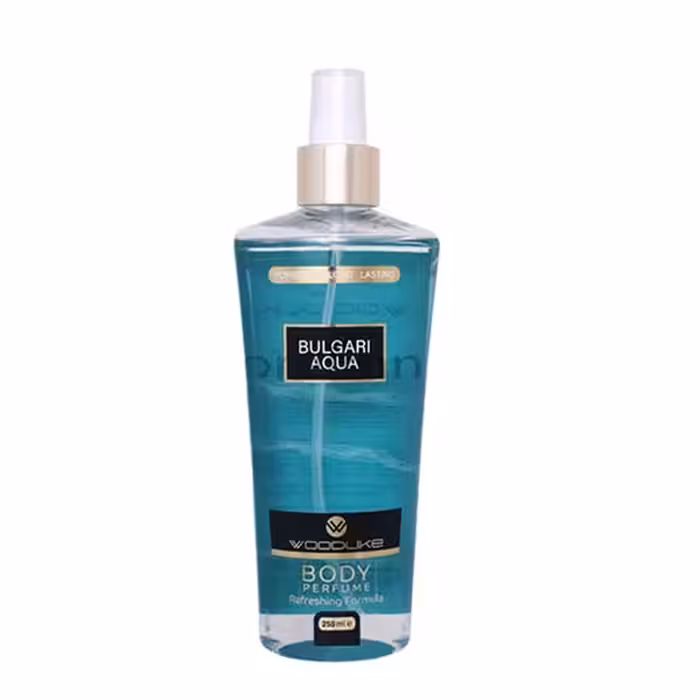 بادی اسپلش وود لایک بولگاری آکوا woodlike bulgari aqua حجم 250 میل
