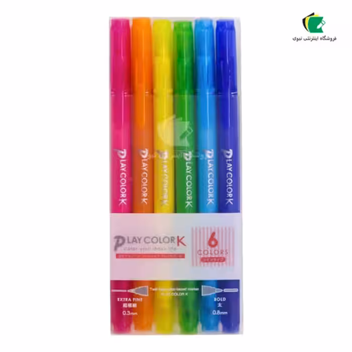 ماژیک 6 رنگ دوسر تومبو مدل 611