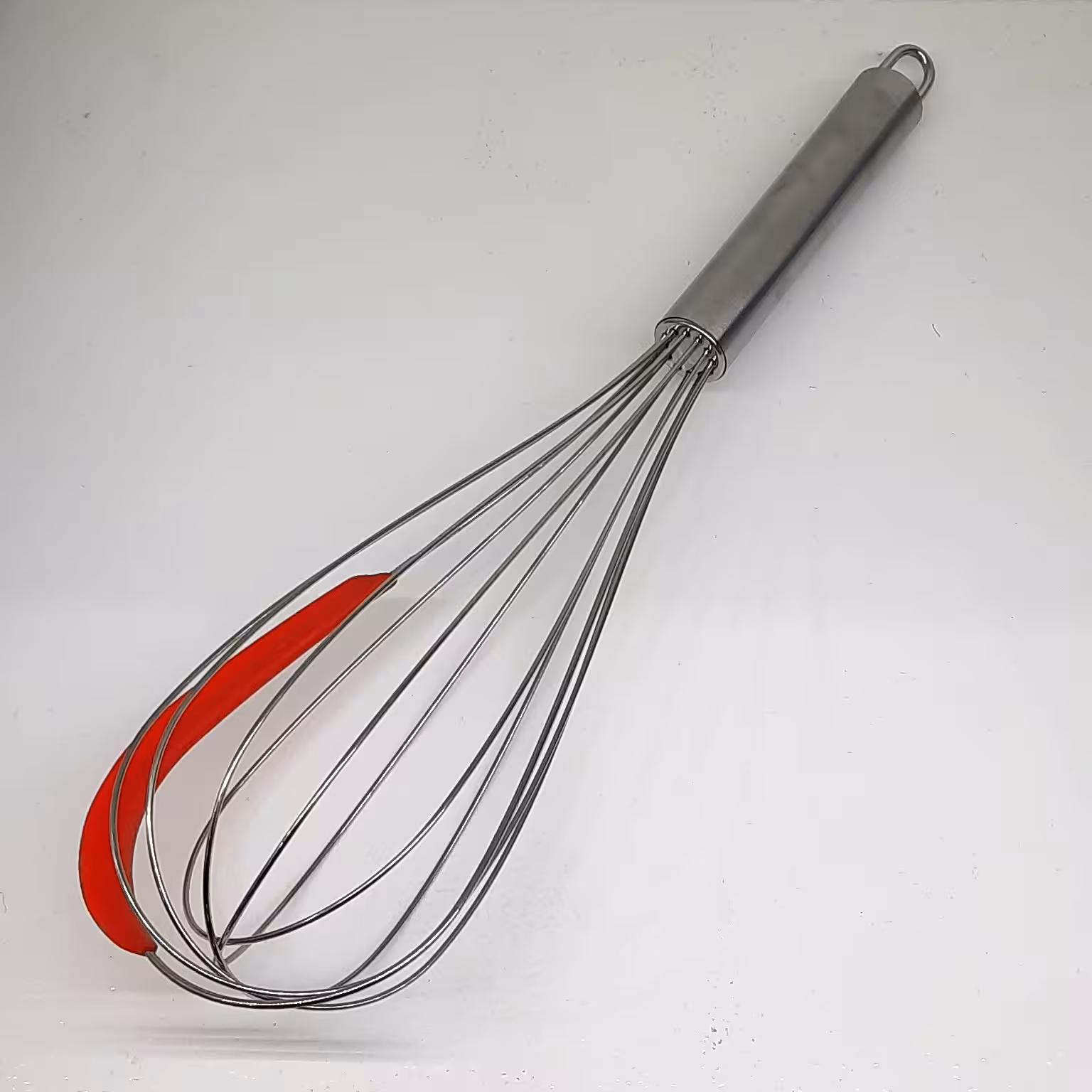 همزن دستی پره فلزی و دسته فلزی لیسک دار 30 سانت