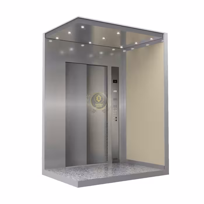 کابین آسانسور MDF استیل کد 10421