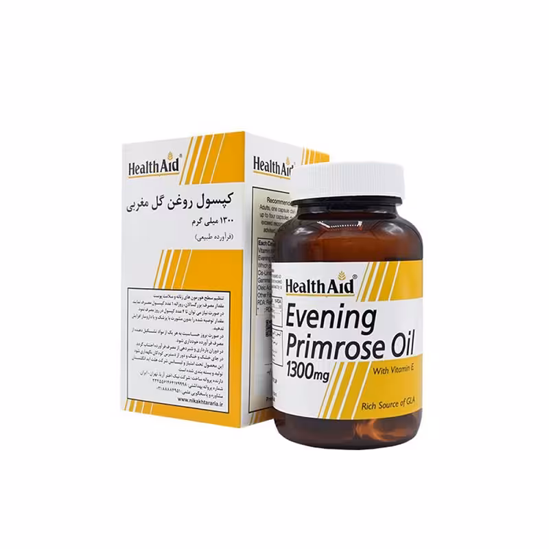 کپسول روغن گل مغربی 1300 میل هلث اید 30 عددی
