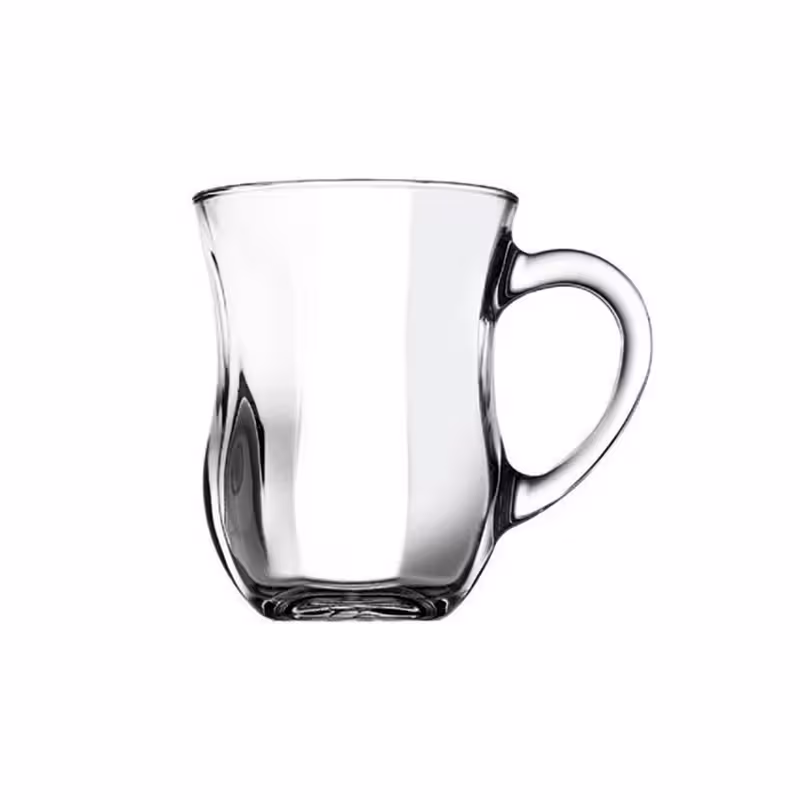 استکان پاشاباغچه 142 سی سی 6 عدد مدل دم DEM کد 55373