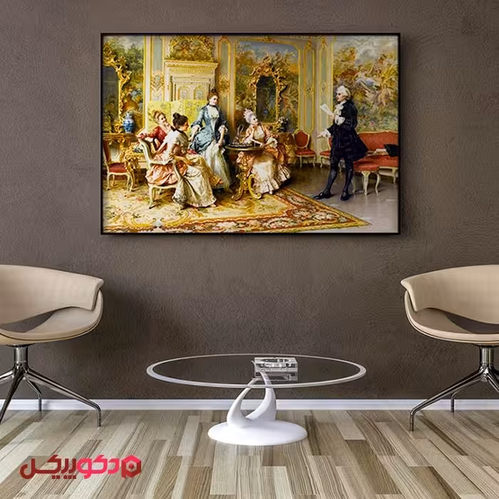 تابلو مخمل طرح کلاسیک P16