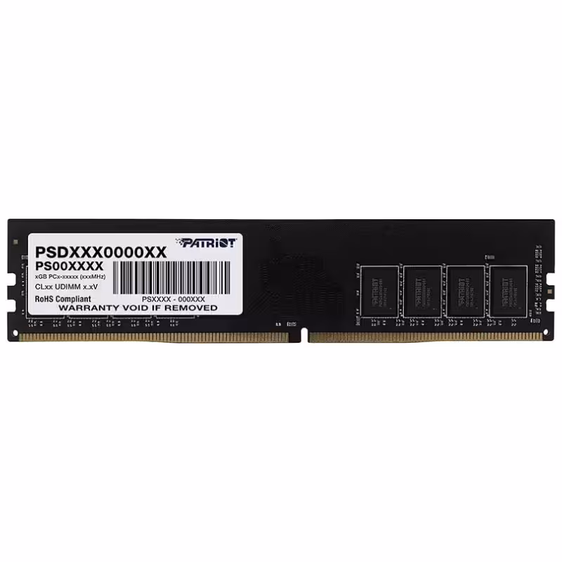 رم دسکتاپ DDR5 تک کاناله 4800 مگاهرتز PATRIOT ظرفیت 8 گیگابایت