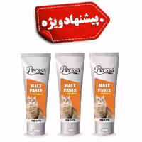 خمیر مالت گربه Perssa مدل آنتی هیربال،100 گرمی(پک سه عددی)