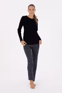 ست لباس راحتی زنانه سرمه ای یو اس پولو