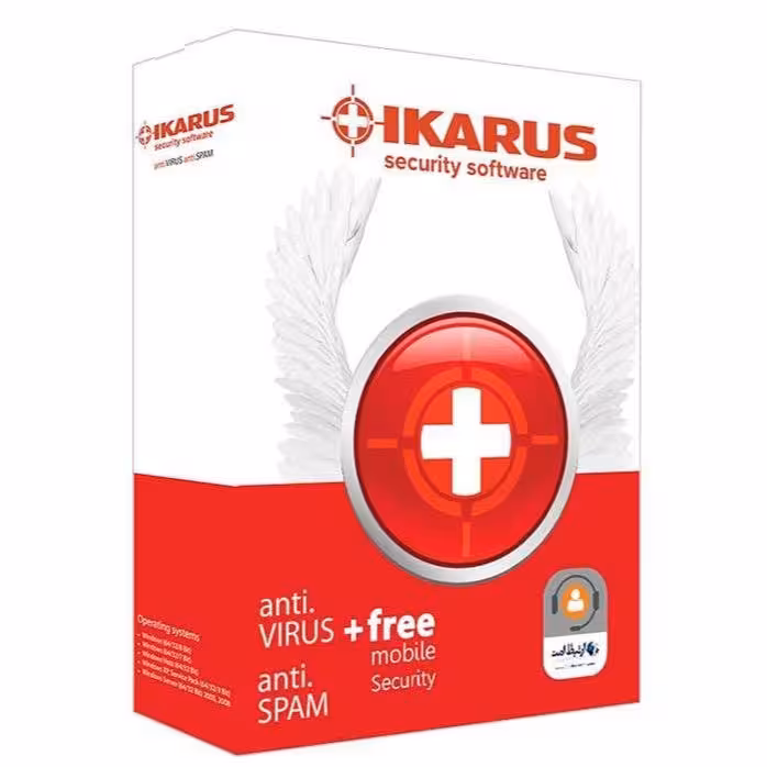 نرم افزار آنتی ویروس ایکاروس نسخه آنتی اسپم 2020 یک کاربره 1 ساله