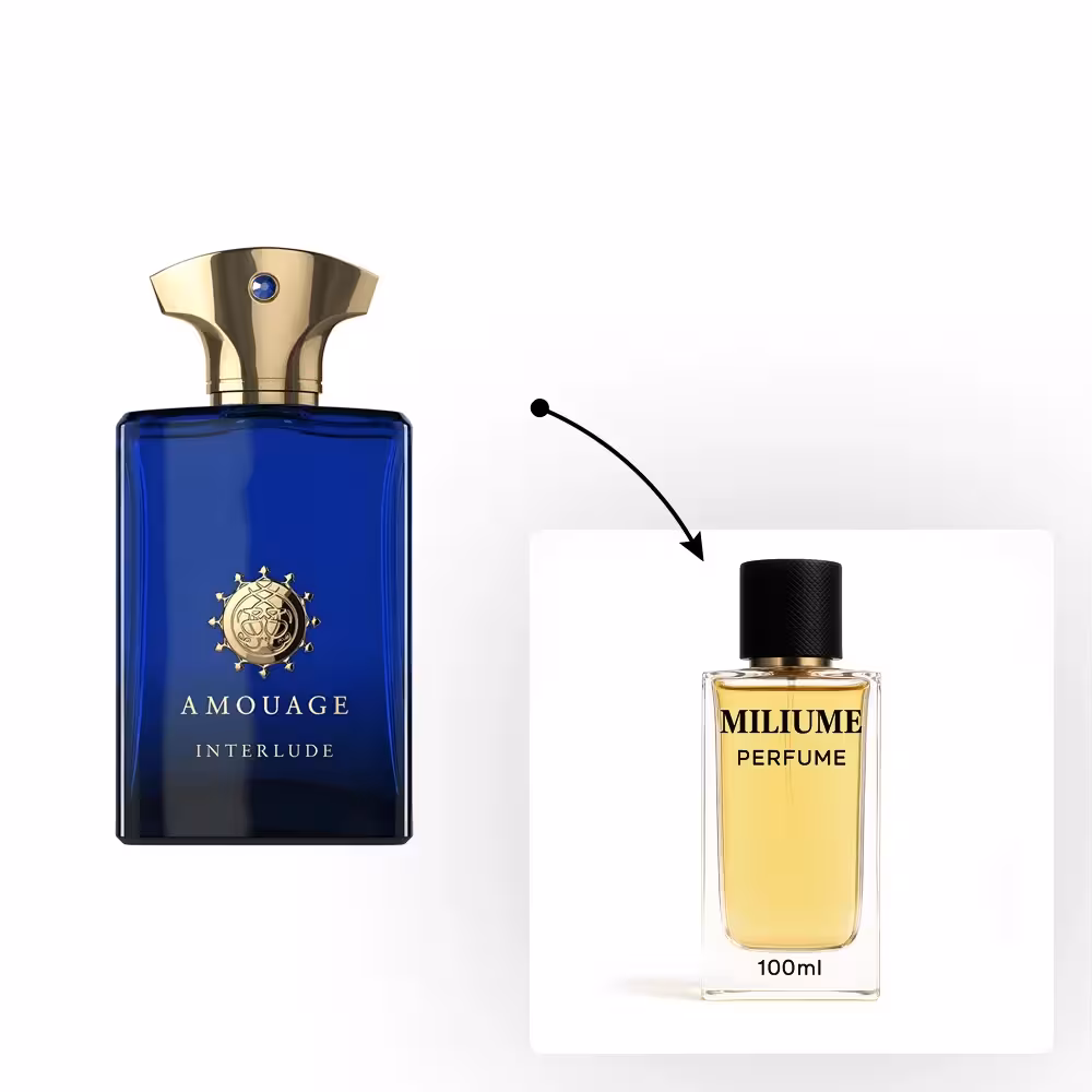 اسانس عطر Amouage Interlude Man برند gemini - کد 2145 - آمواج اینترلود مردانه 100ML - میلیوم پرفیوم
