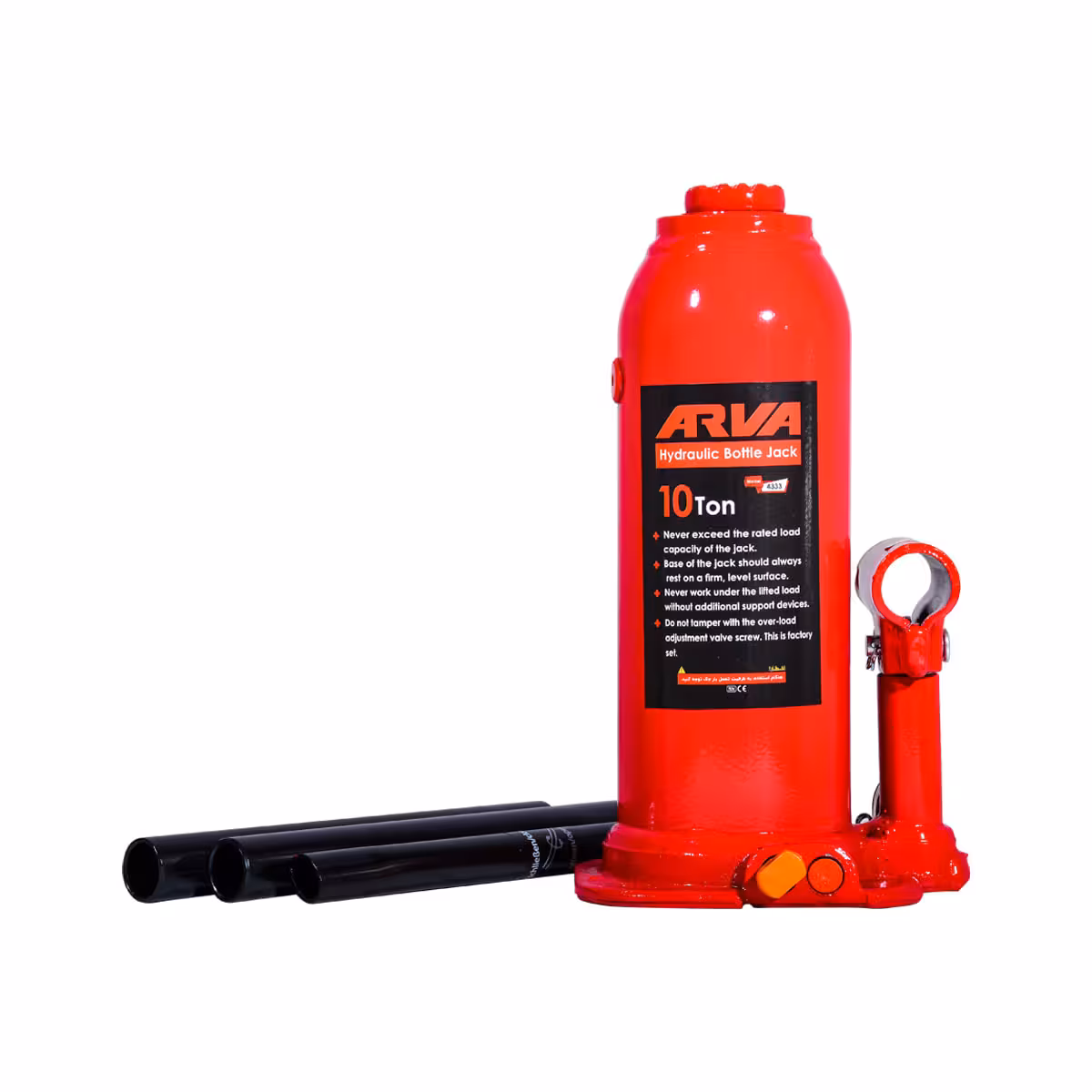 جک روغنی هیدرولیک 10 تن آروا مدل 4333